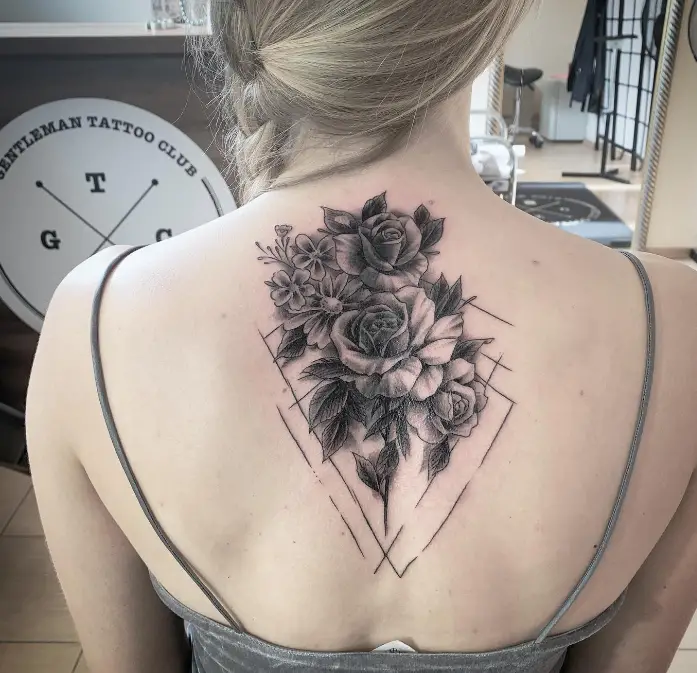 60 Appealing Rose Tattoo Ideas To Allure Your Back With - Psycho Tats